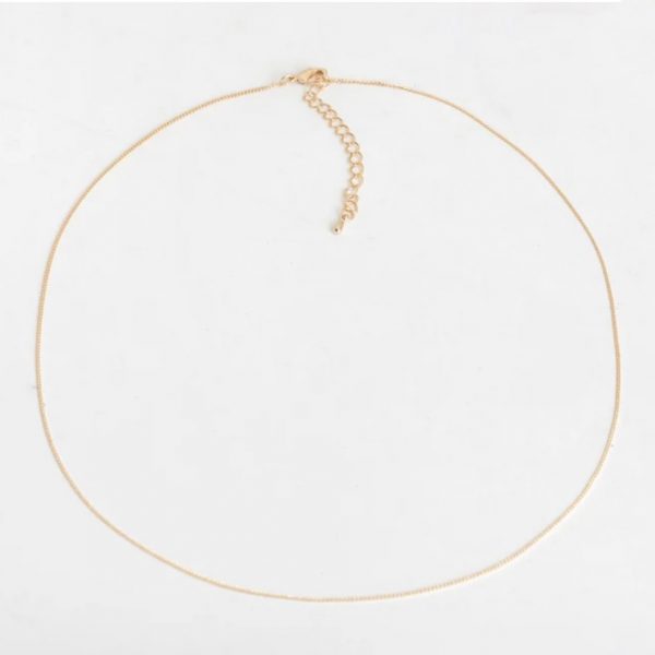 Corrente Ouro 1.0x1.0mm, 16''