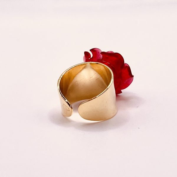 Anel Rosa Vermelha - Image 2