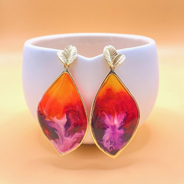 Brincos Cores Vibrantes